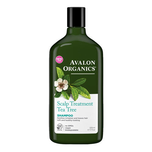 Avalon Organics Tea Tree Scalp Treatment Hair Shampoo - 11 Oz